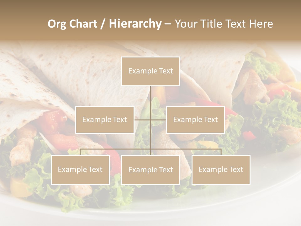 White Food Fast Food PowerPoint Template