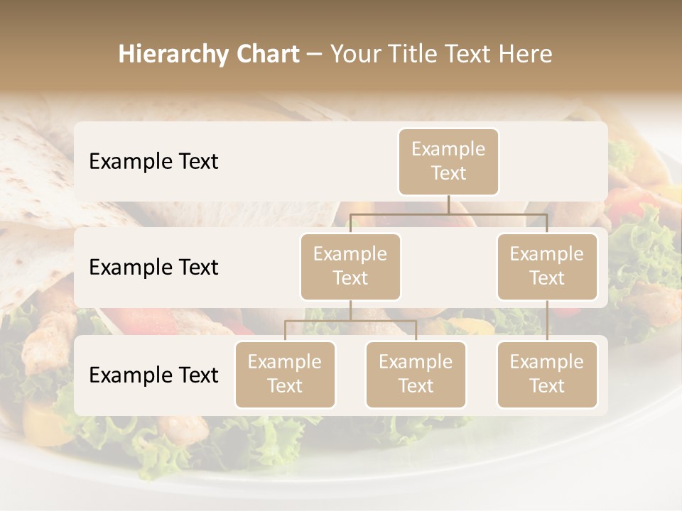 White Food Fast Food PowerPoint Template