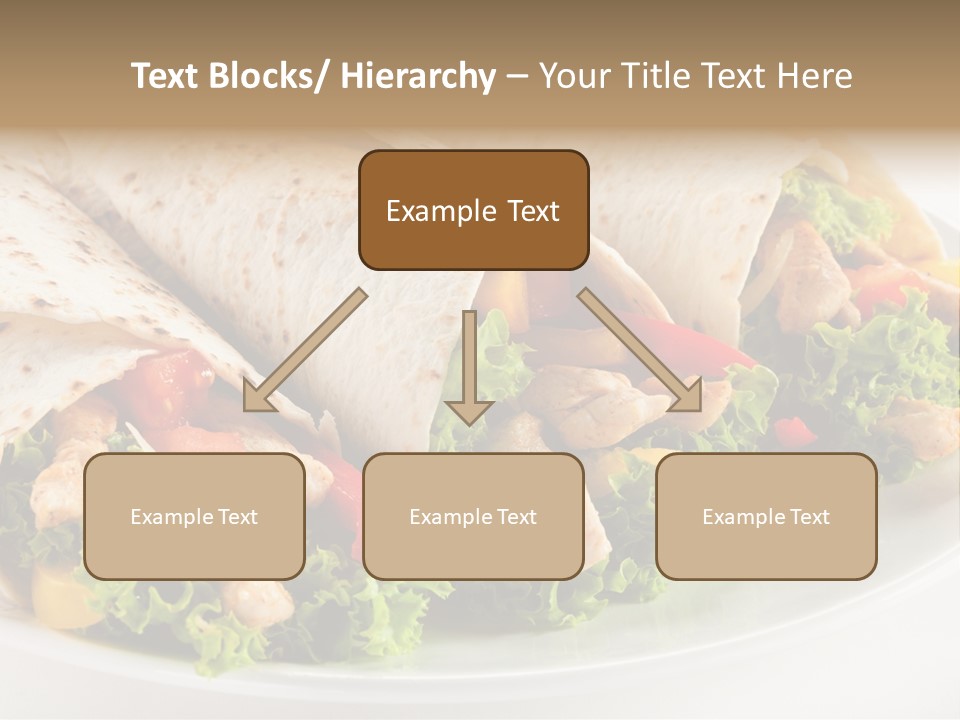 White Food Fast Food PowerPoint Template