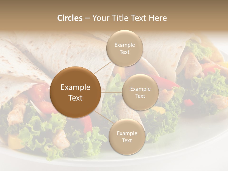 White Food Fast Food PowerPoint Template