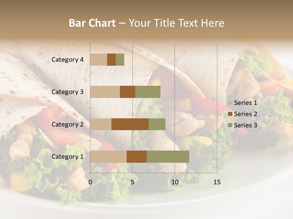 White Food Fast Food PowerPoint Template
