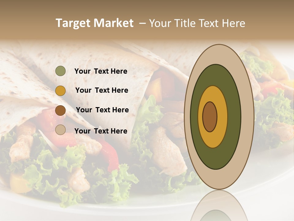 White Food Fast Food PowerPoint Template