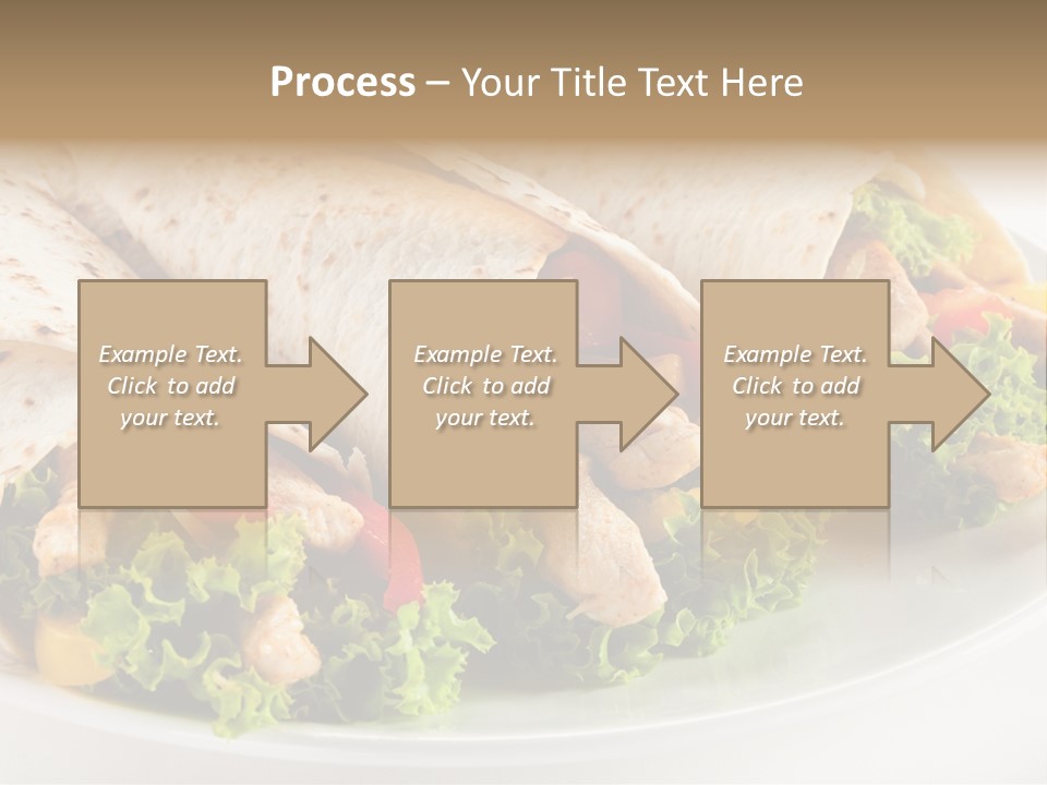 White Food Fast Food PowerPoint Template