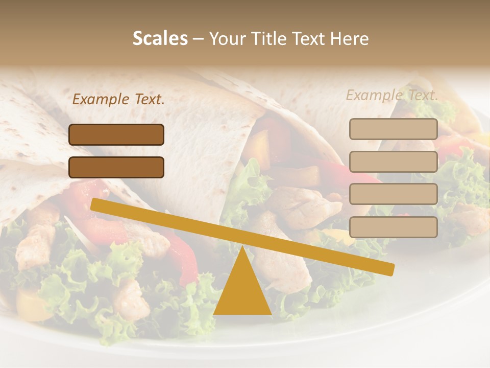 White Food Fast Food PowerPoint Template