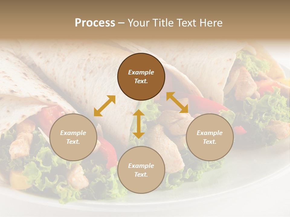 White Food Fast Food PowerPoint Template