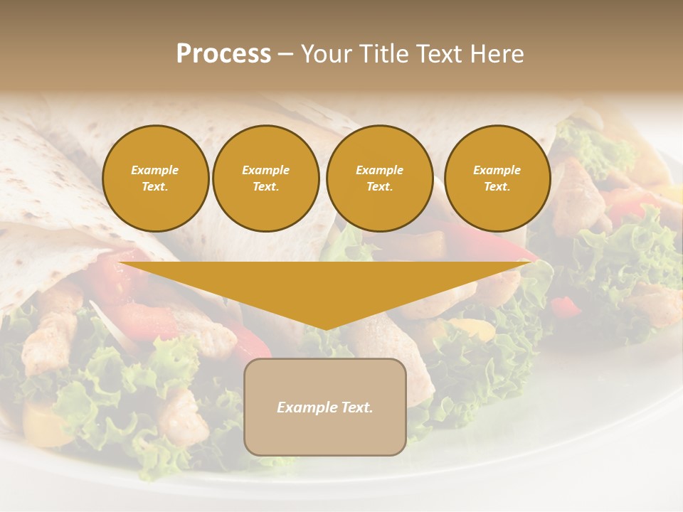 White Food Fast Food PowerPoint Template