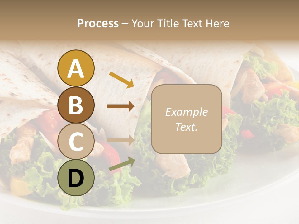 White Food Fast Food PowerPoint Template
