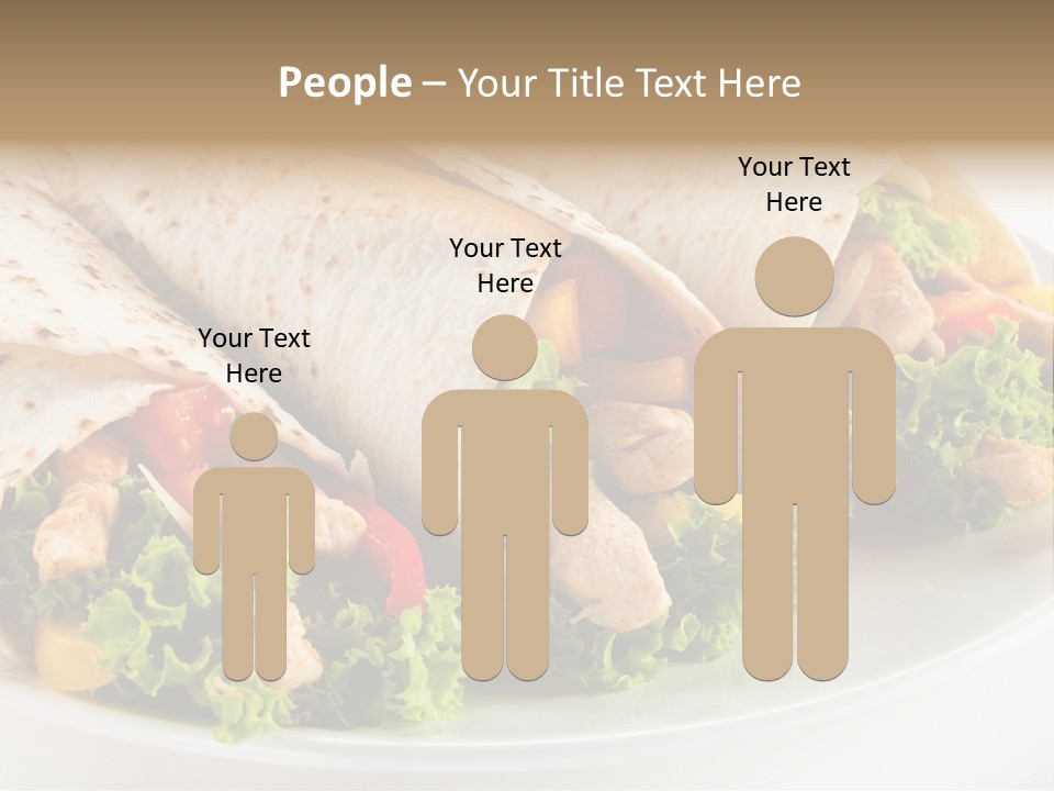 White Food Fast Food PowerPoint Template