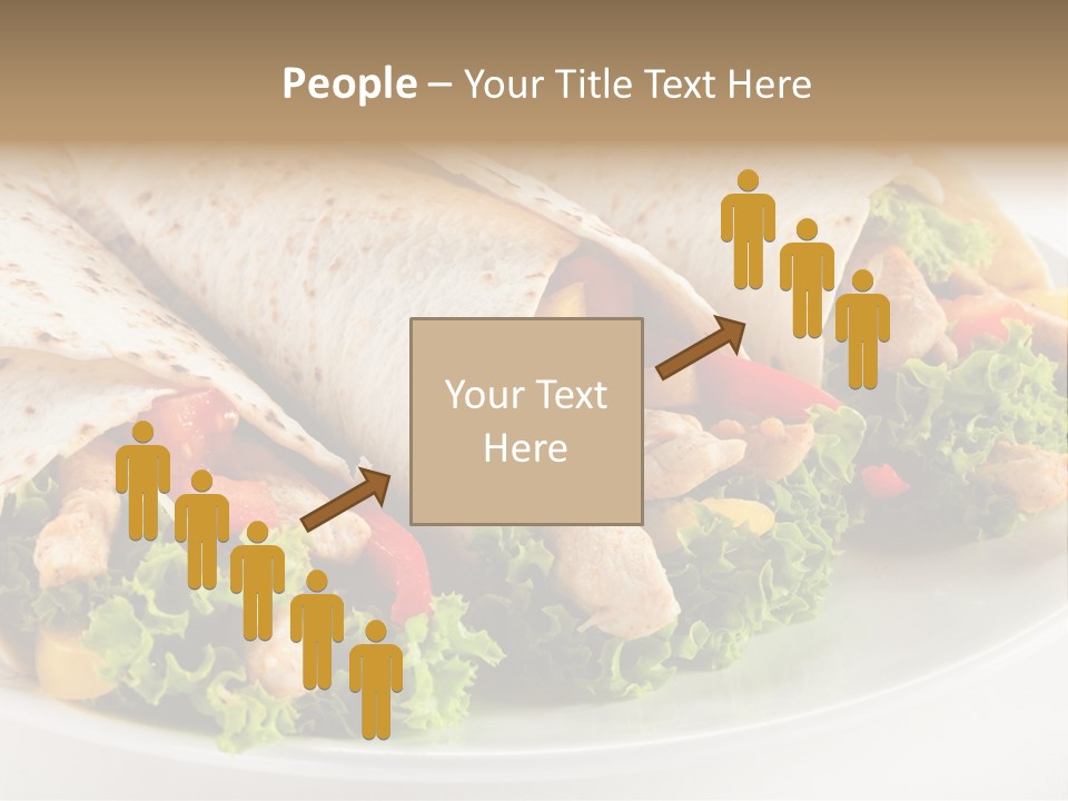 White Food Fast Food PowerPoint Template