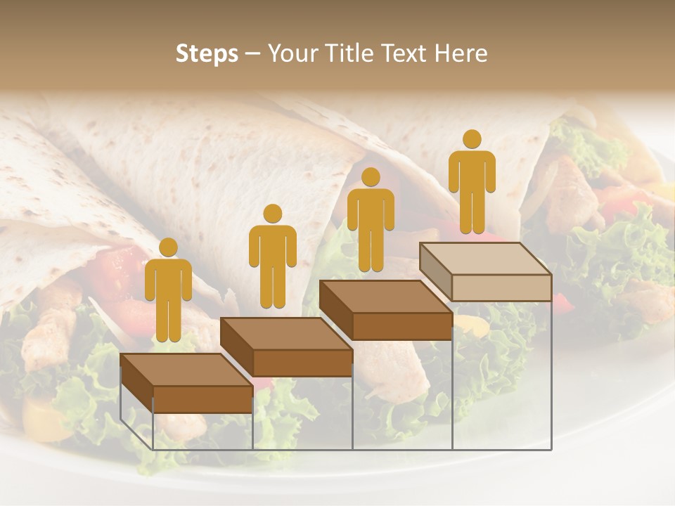 White Food Fast Food PowerPoint Template