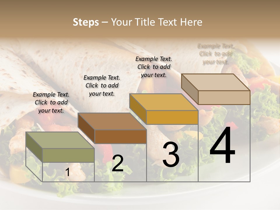 White Food Fast Food PowerPoint Template