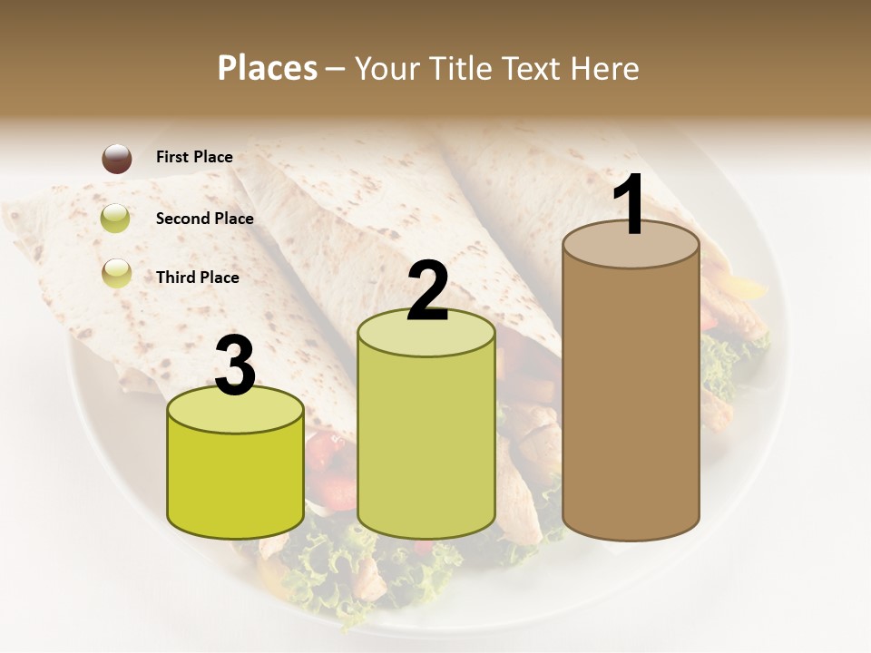 Salad Meat Kebob PowerPoint Template