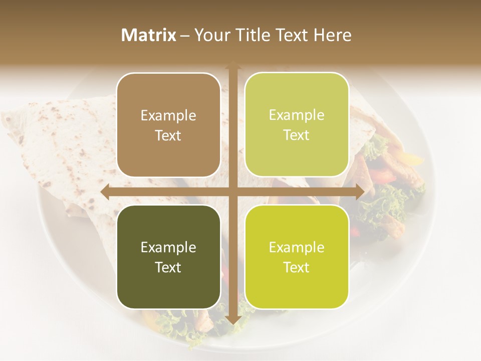 Salad Meat Kebob PowerPoint Template