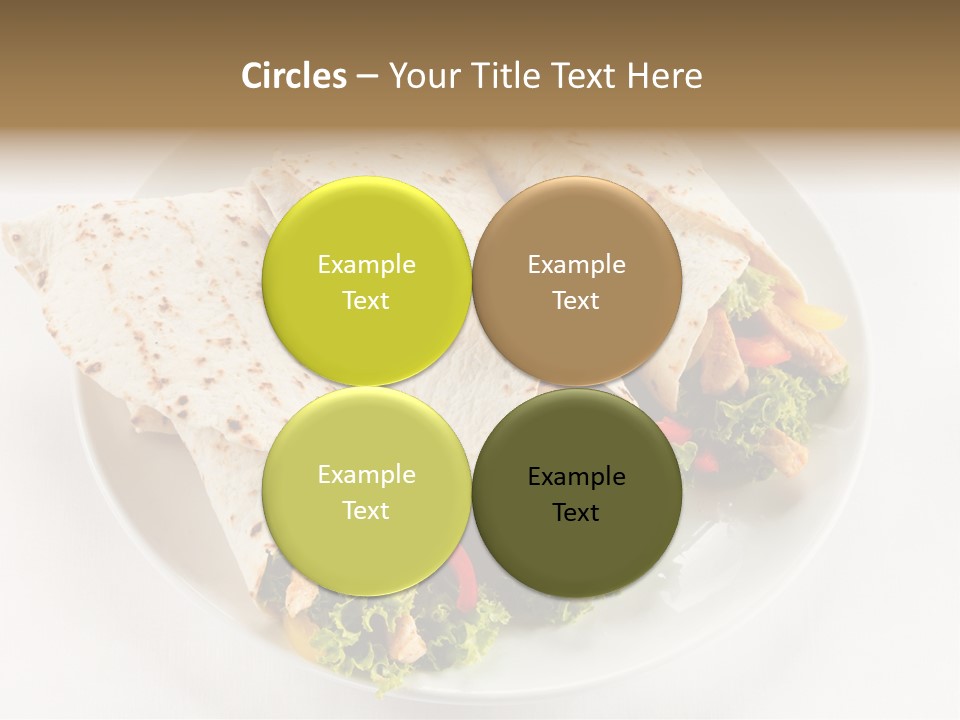 Salad Meat Kebob PowerPoint Template