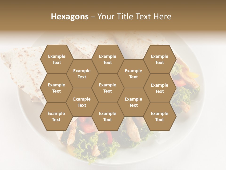 Salad Meat Kebob PowerPoint Template