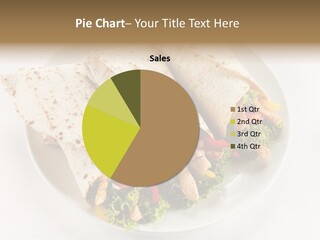 Salad Meat Kebob PowerPoint Template