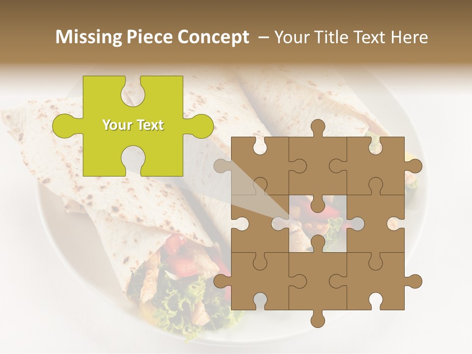 Salad Meat Kebob PowerPoint Template