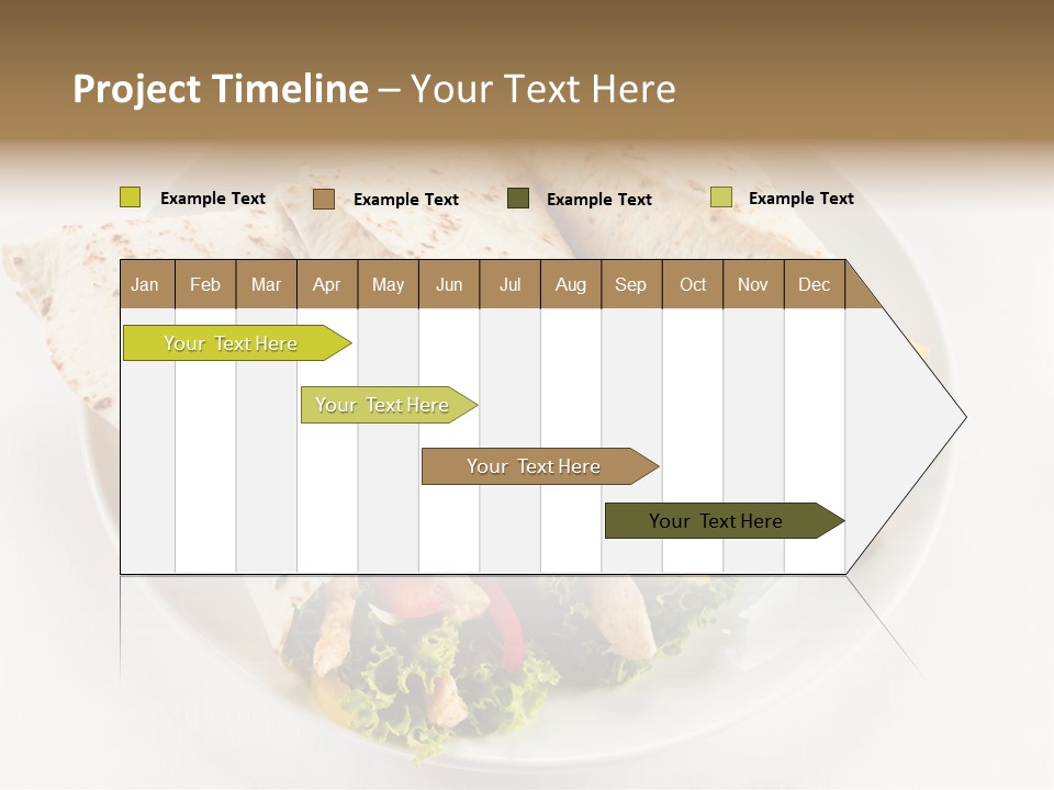 Salad Meat Kebob PowerPoint Template