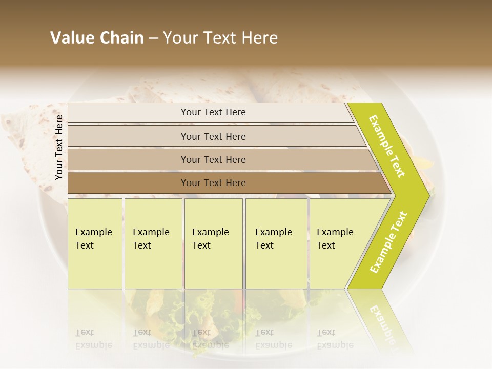Salad Meat Kebob PowerPoint Template