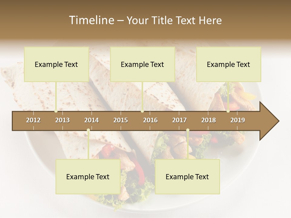 Salad Meat Kebob PowerPoint Template