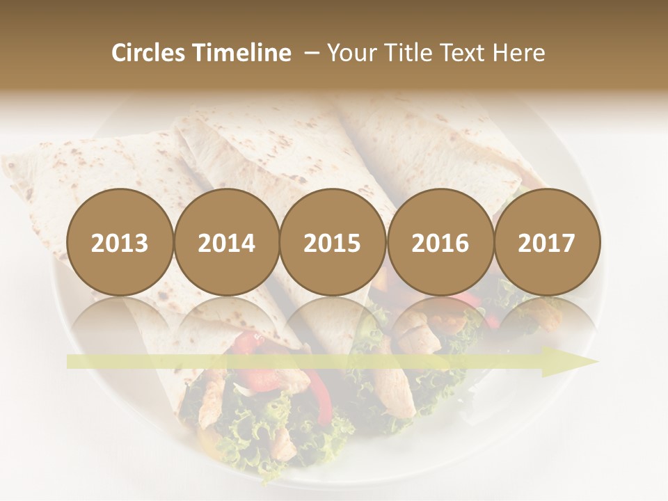 Salad Meat Kebob PowerPoint Template