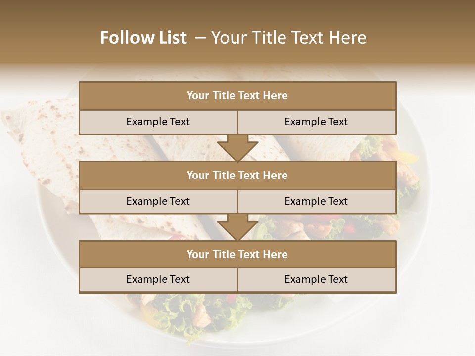 Salad Meat Kebob PowerPoint Template