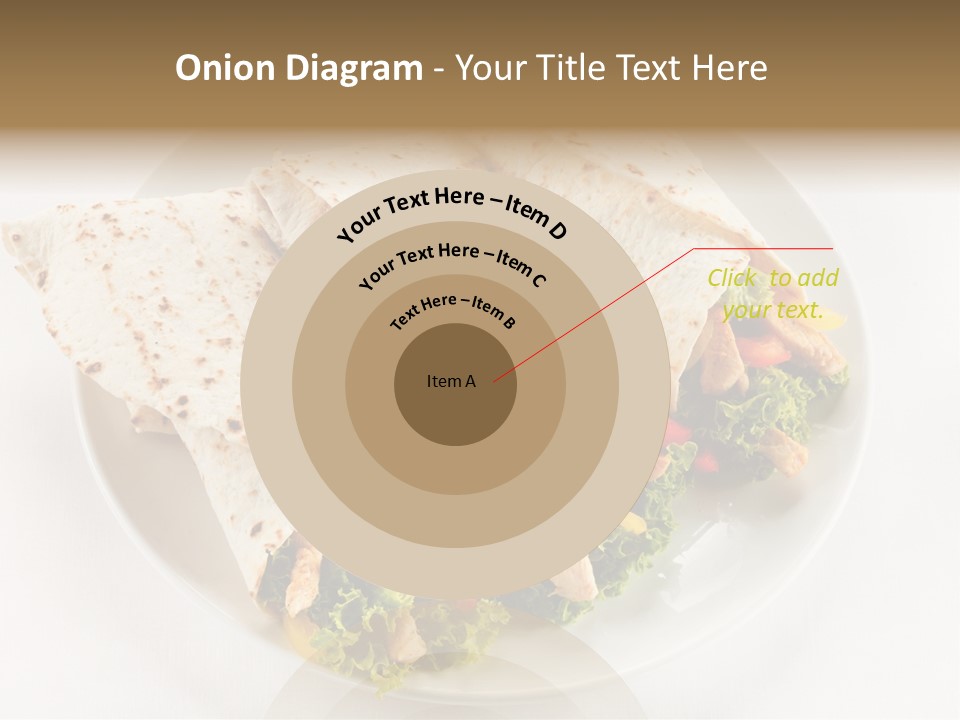 Salad Meat Kebob PowerPoint Template