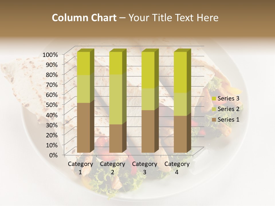 Salad Meat Kebob PowerPoint Template