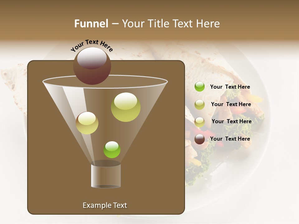 Salad Meat Kebob PowerPoint Template