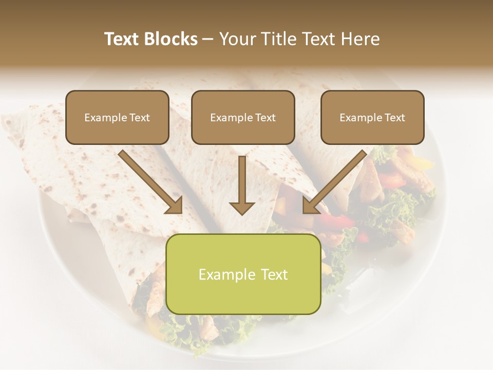 Salad Meat Kebob PowerPoint Template