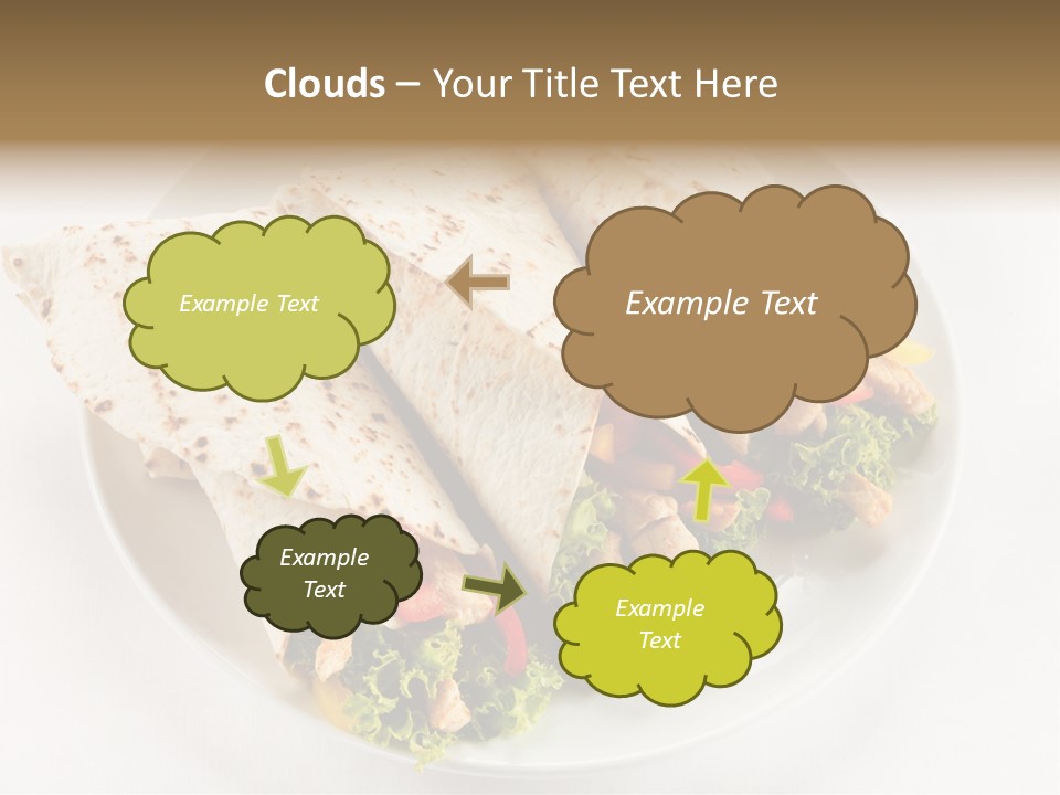 Salad Meat Kebob PowerPoint Template