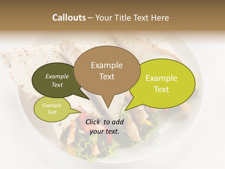 Salad Meat Kebob PowerPoint Template