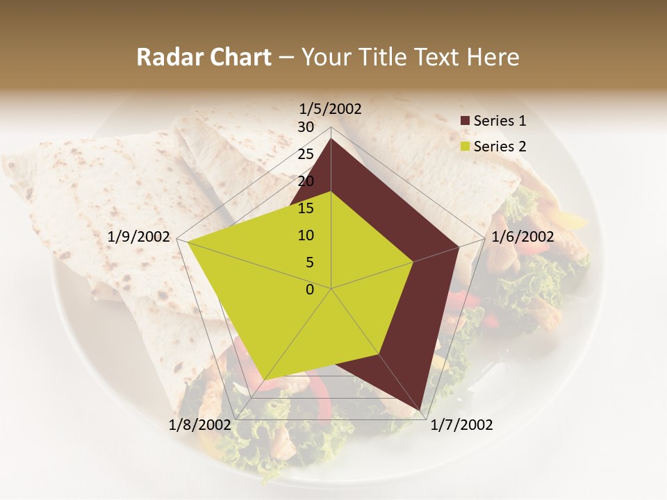 Salad Meat Kebob PowerPoint Template
