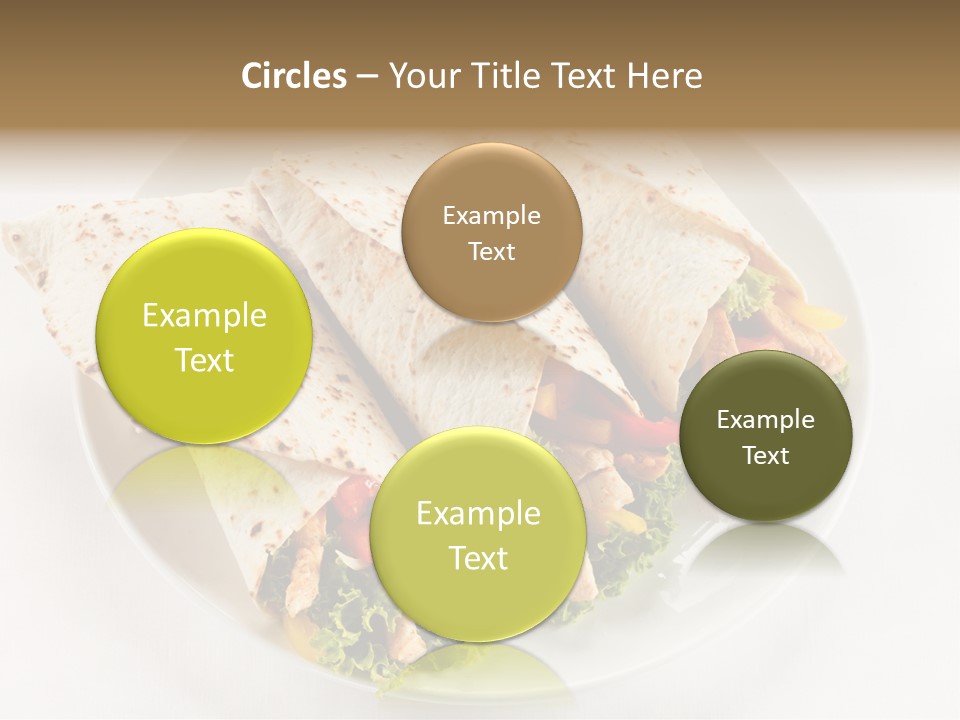 Salad Meat Kebob PowerPoint Template