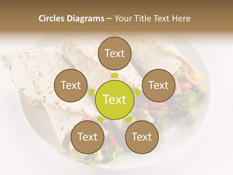 Salad Meat Kebob PowerPoint Template