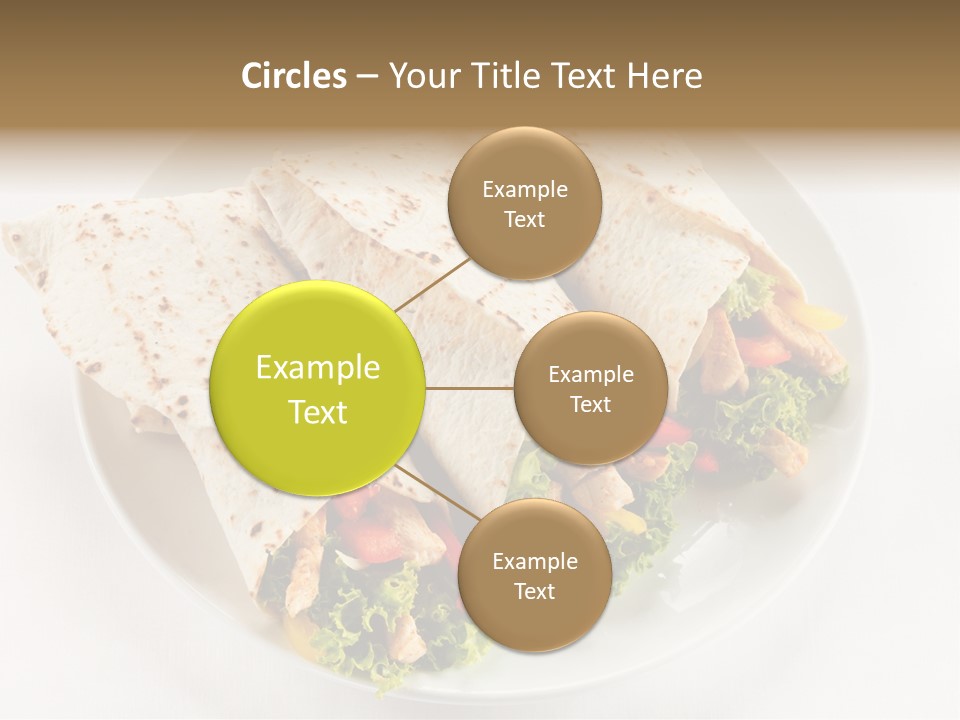 Salad Meat Kebob PowerPoint Template