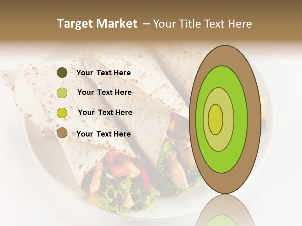 Salad Meat Kebob PowerPoint Template
