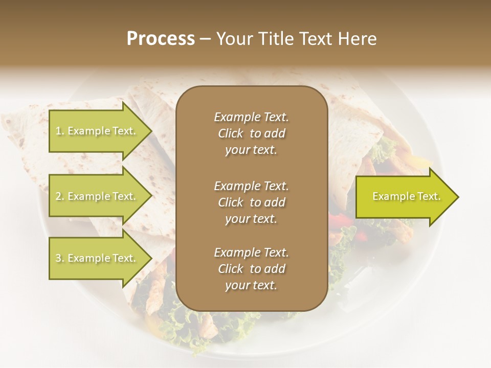 Salad Meat Kebob PowerPoint Template