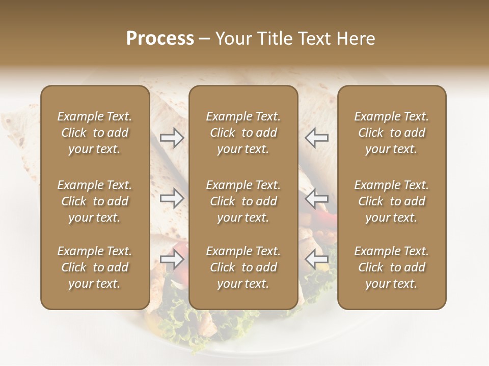 Salad Meat Kebob PowerPoint Template