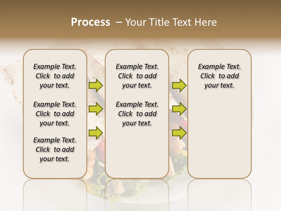 Salad Meat Kebob PowerPoint Template