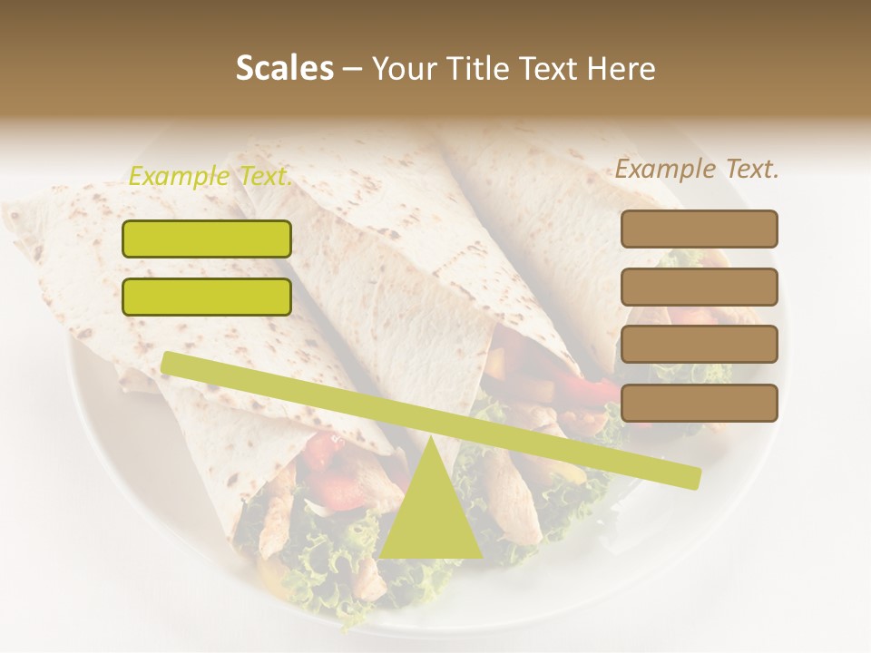 Salad Meat Kebob PowerPoint Template