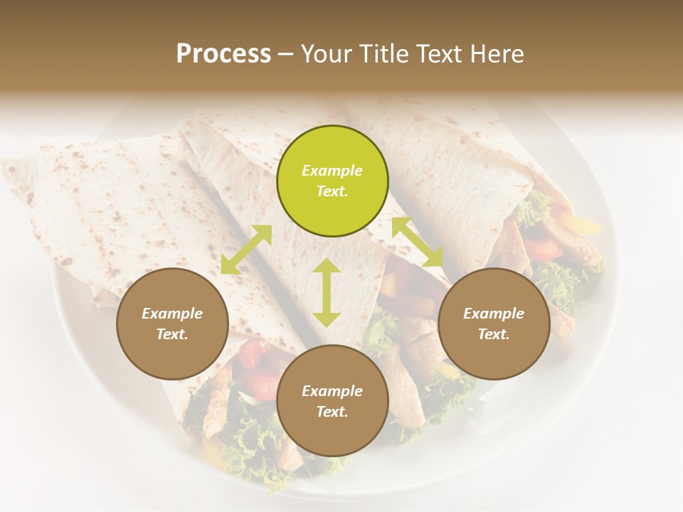 Salad Meat Kebob PowerPoint Template