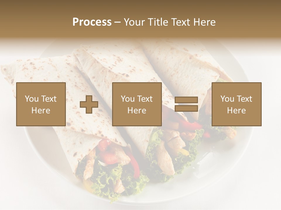Salad Meat Kebob PowerPoint Template