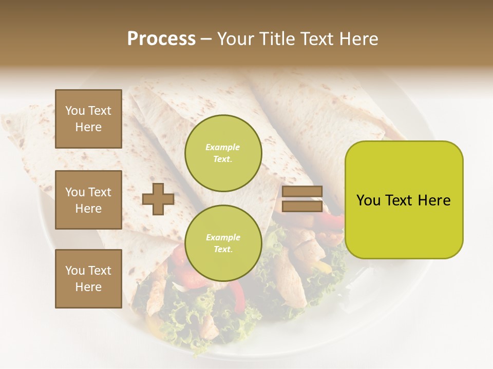 Salad Meat Kebob PowerPoint Template