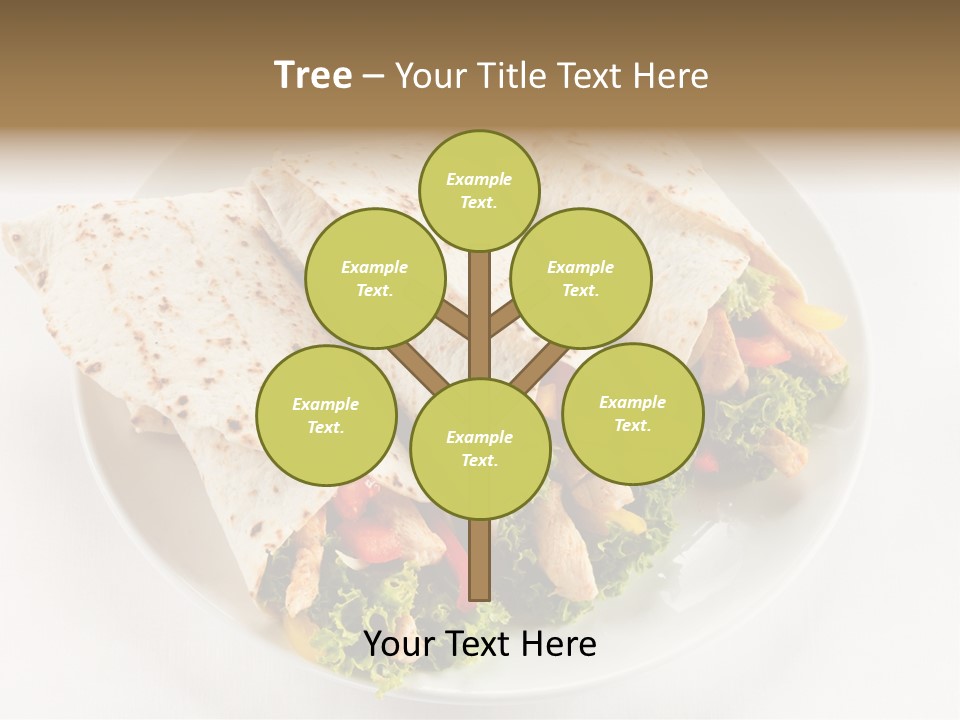 Salad Meat Kebob PowerPoint Template