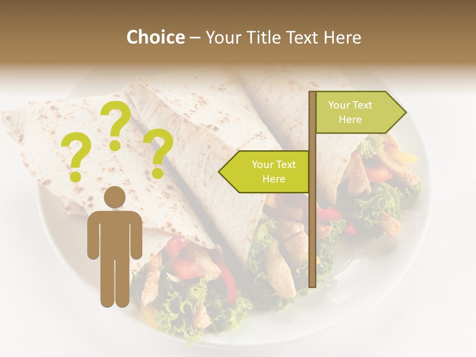 Salad Meat Kebob PowerPoint Template