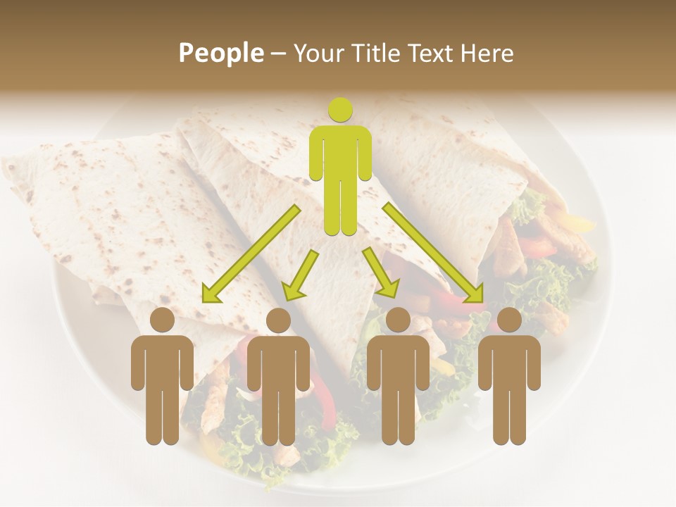 Salad Meat Kebob PowerPoint Template