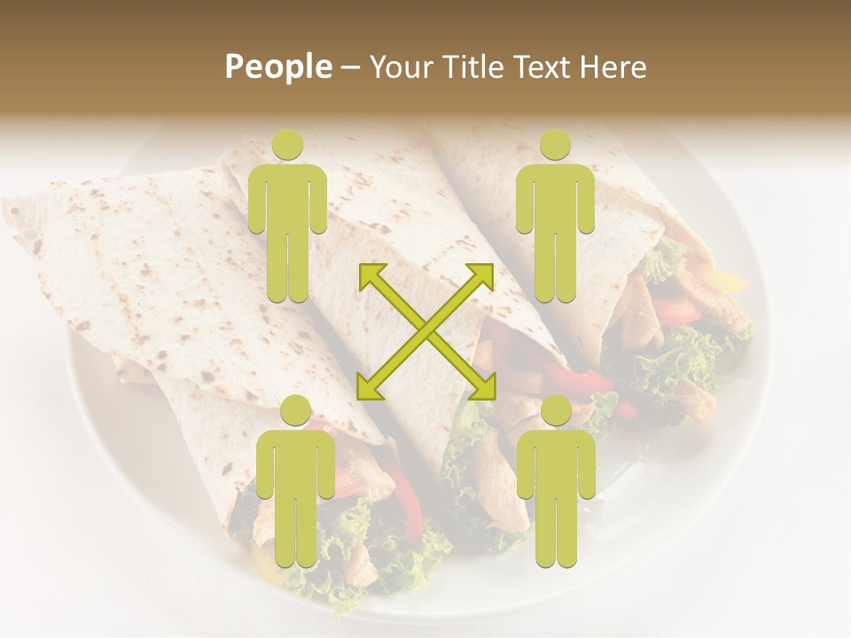 Salad Meat Kebob PowerPoint Template