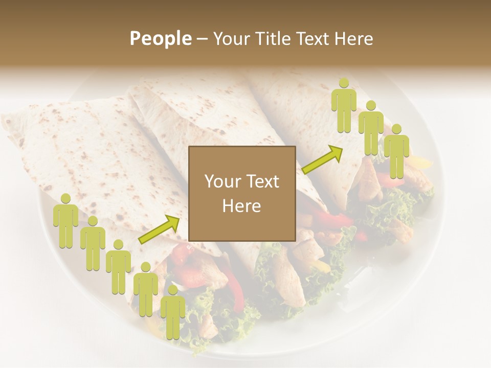 Salad Meat Kebob PowerPoint Template