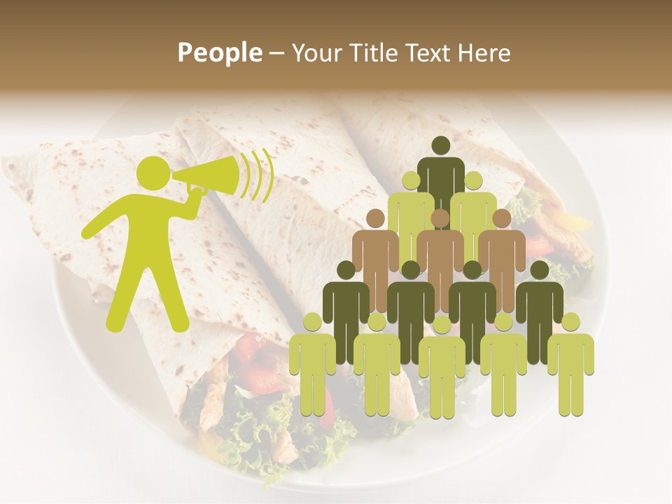 Salad Meat Kebob PowerPoint Template